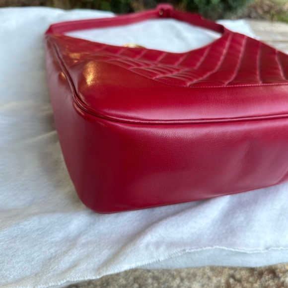 Excellent vintage Chanel lambskin large hobo with original dustbag - Picture 8 of 13